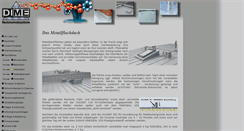 Desktop Screenshot of dime-blechdachbeschichtung.de